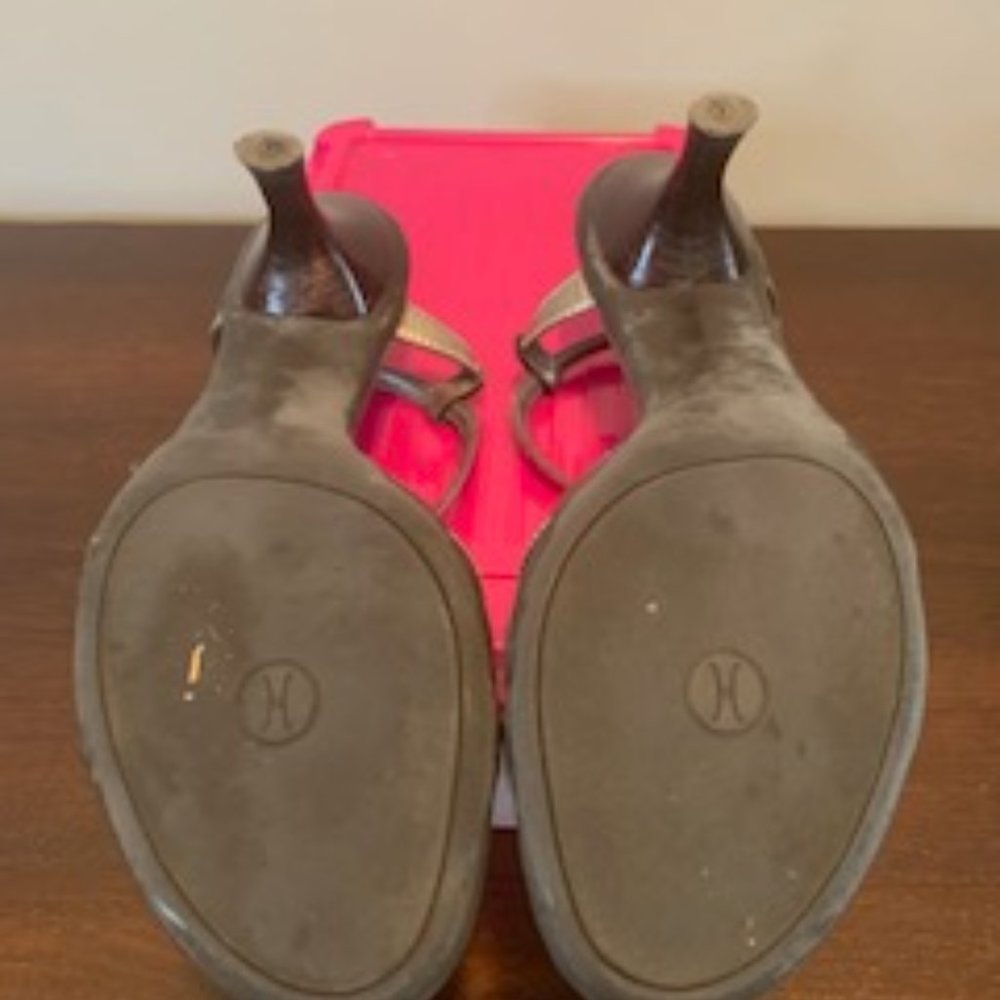 Cole Haan Metallic heeled Sandal, 9M - Picture 5 of 8
